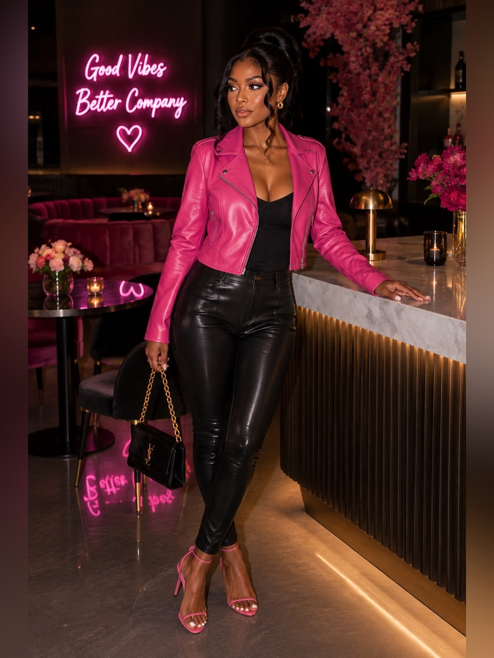 Roseus Baddie Leather Jacket